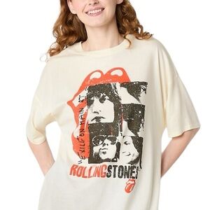 ROLLING STONES Oversized Graphic T-Shirt